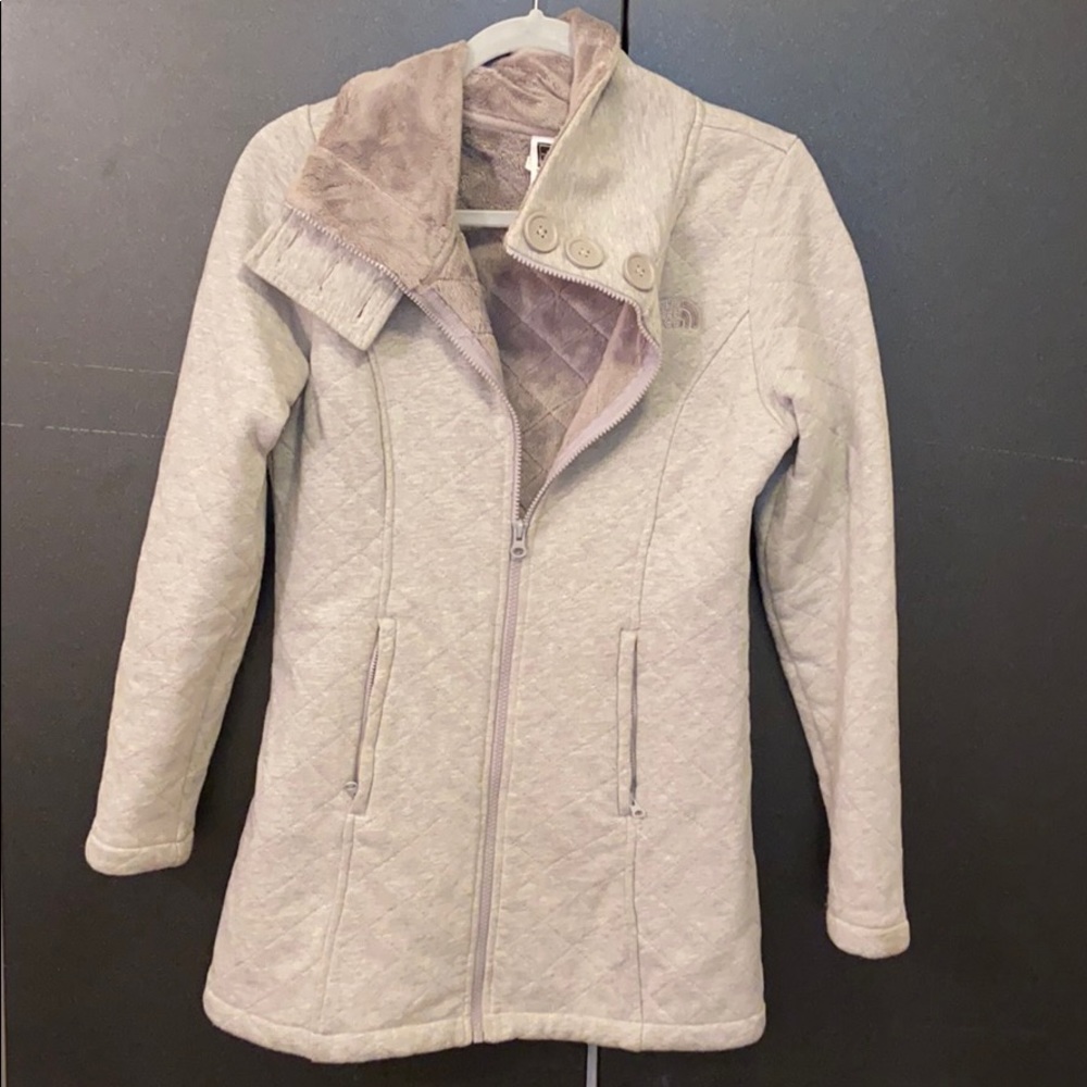 The North Face gray coat
